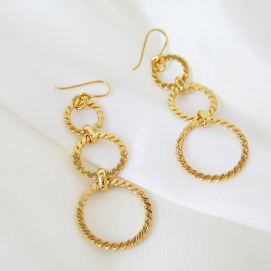 Marine rope earrings